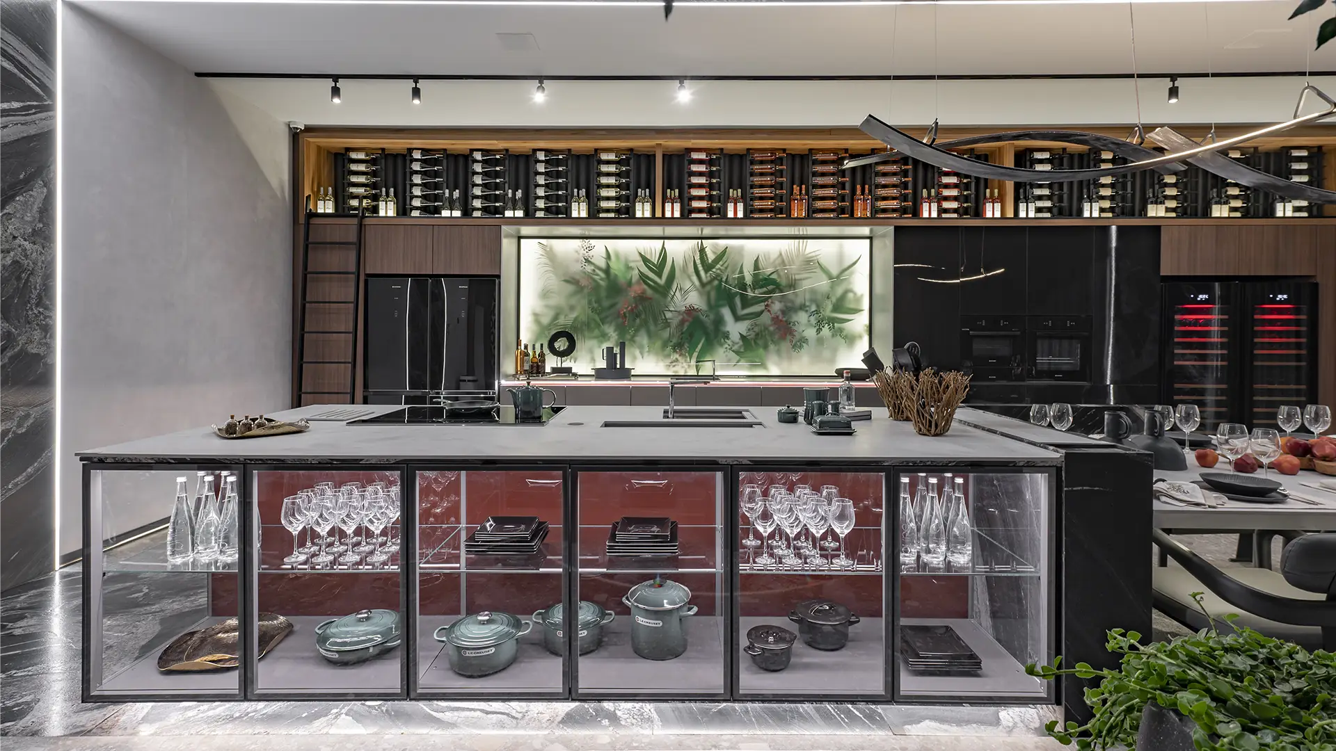 Essenza Casacor – Progetta Studio – Living Gourmet Cristaleira